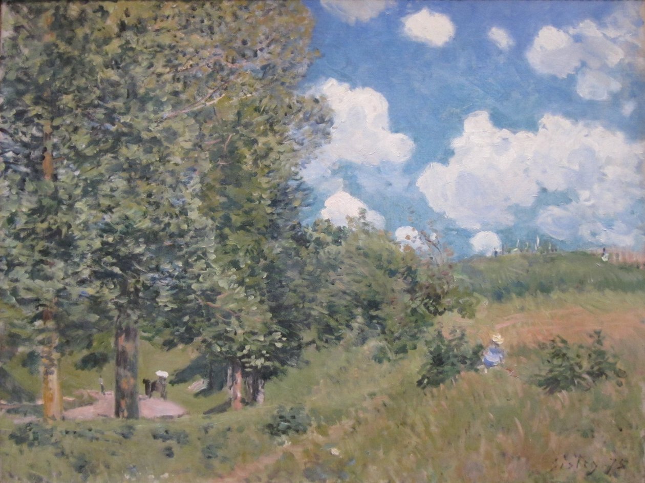 Az út Versailles-tól Saint-Germainig alkotó: Alfred Sisley