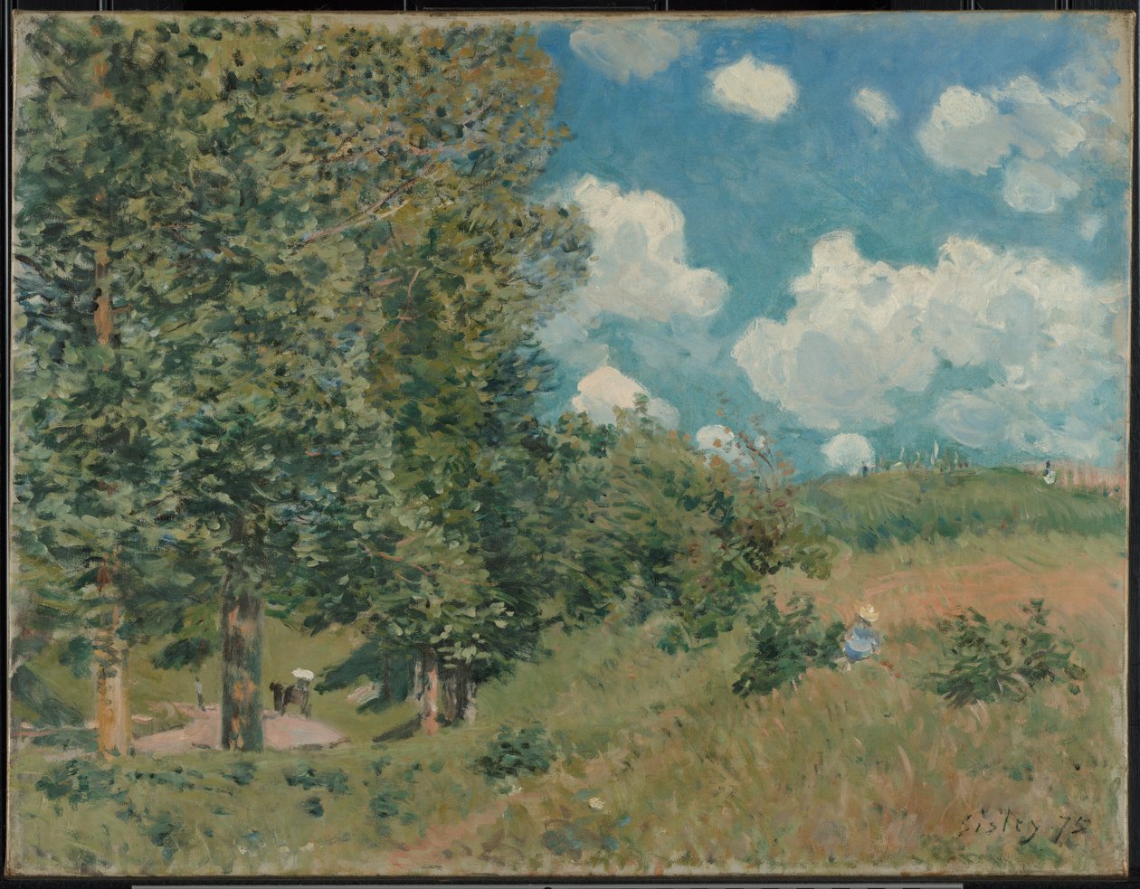 Az út Versailles-ból Saint-Germain-be alkotó: Alfred Sisley