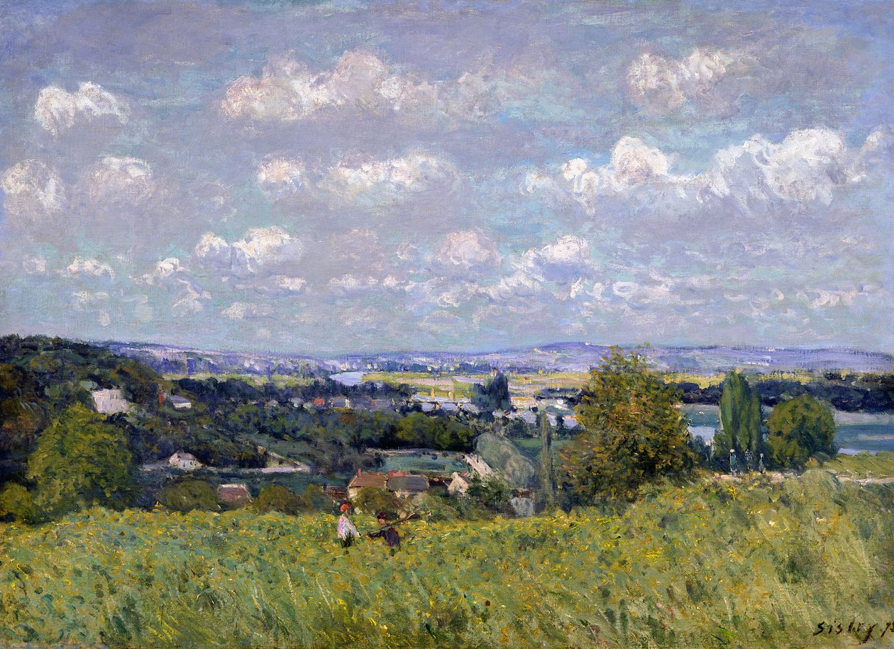 A Szajna völgye Saint-Cloudnál, 1875 alkotó: Alfred Sisley