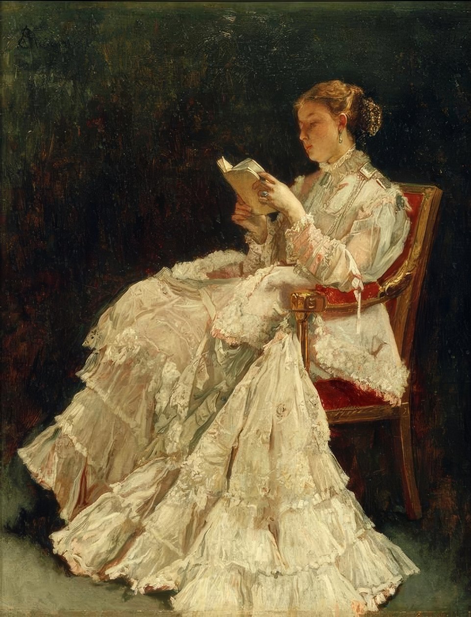 A.Stevens, Az olvasó alkotó: Alfred Emile Stevens