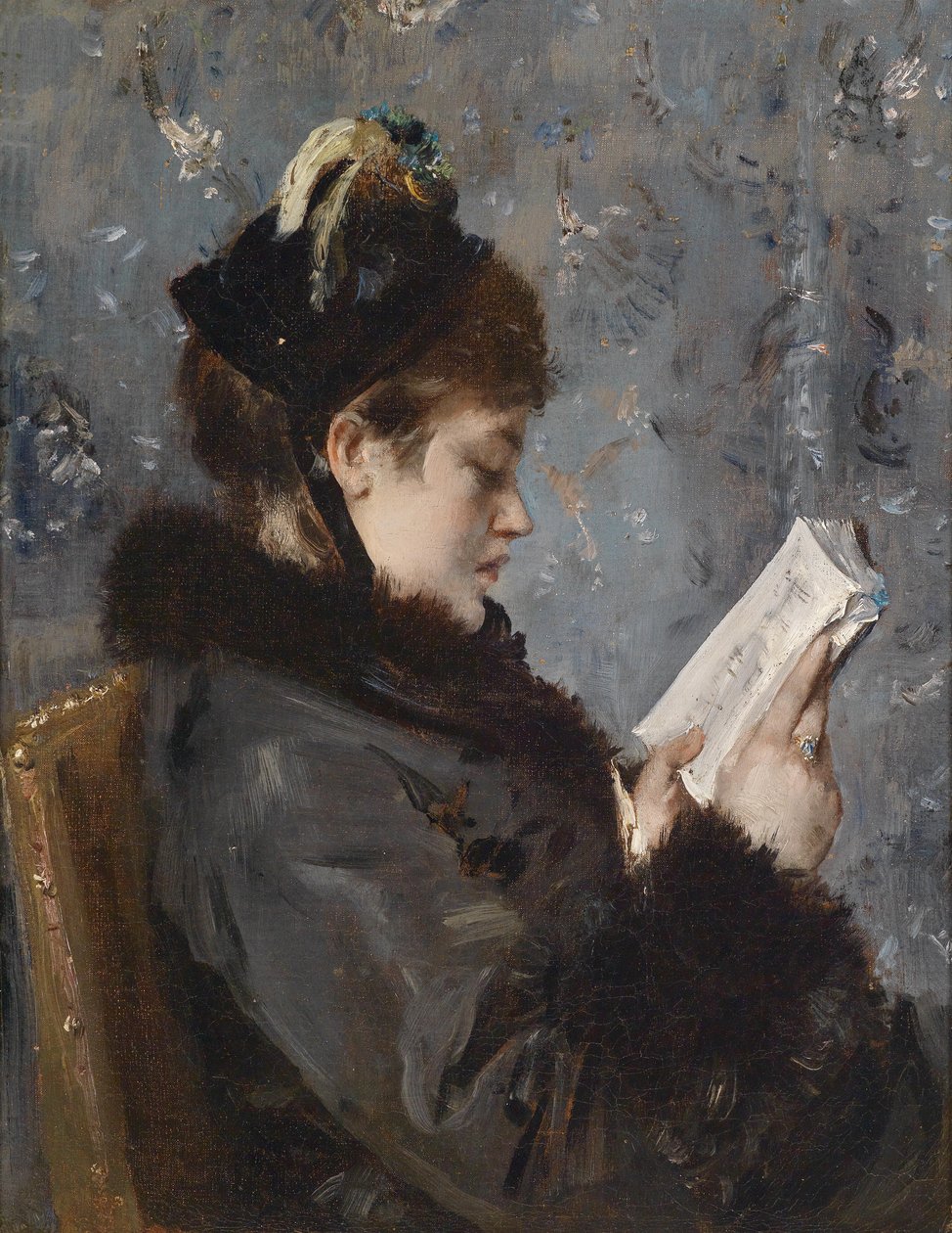Olvasó fiatal hölgy alkotó: Alfred Emile Stevens