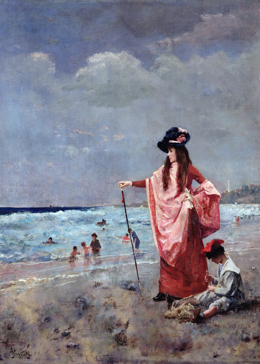 A tengerparton alkotó: Alfred Emile Stevens