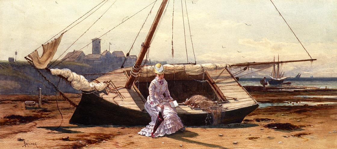Töprengő pillanat alkotó: Alfred Thompson Bricher