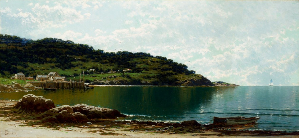 A Maine -part mentén alkotó: Alfred Thompson Bricher