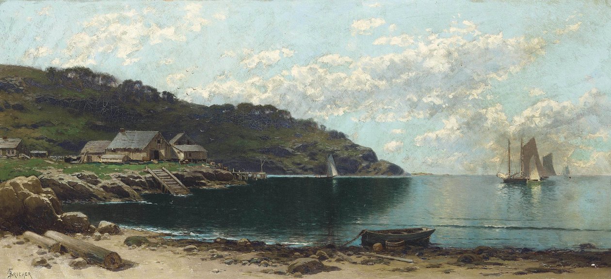 Maine partján alkotó: Alfred Thompson Bricher