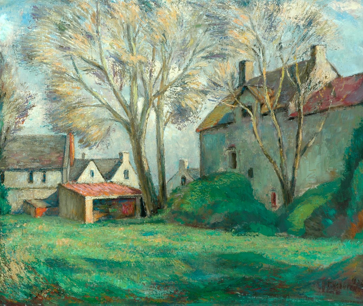 Egy cotswoldi farm, 1924 alkotó: Alfred Thornton
