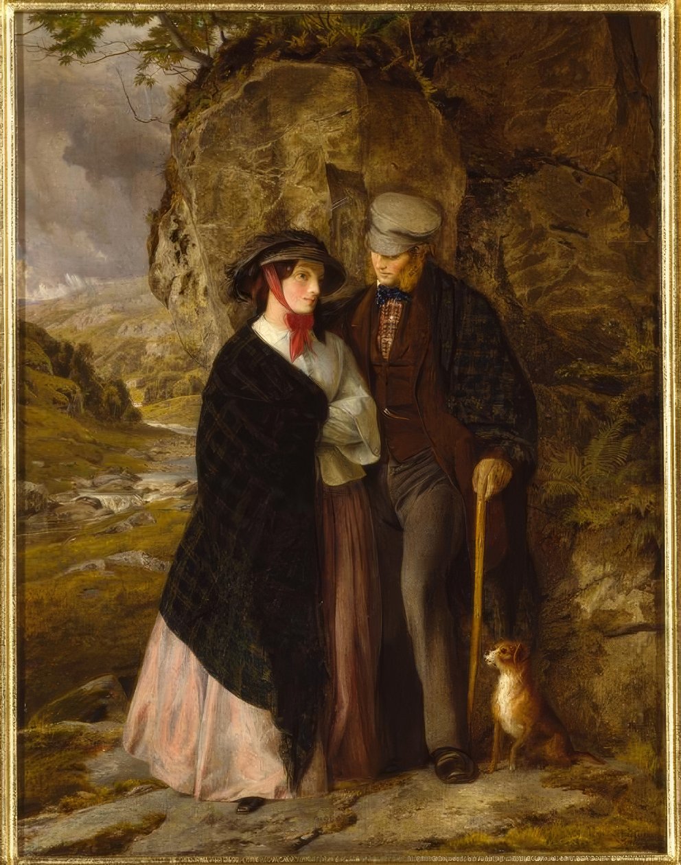 A.W.Cooper, Egy esős nap / Gemälde, 1858–59 alkotó: Alfred W. Cooper