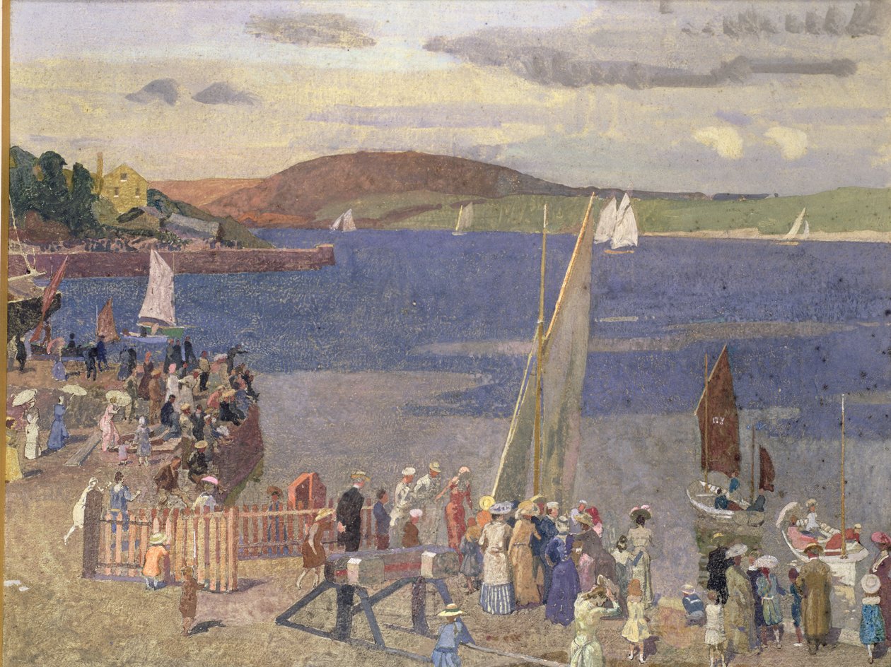 Padstow Regatta (gouache) alkotó: Alfred Walter Bayes