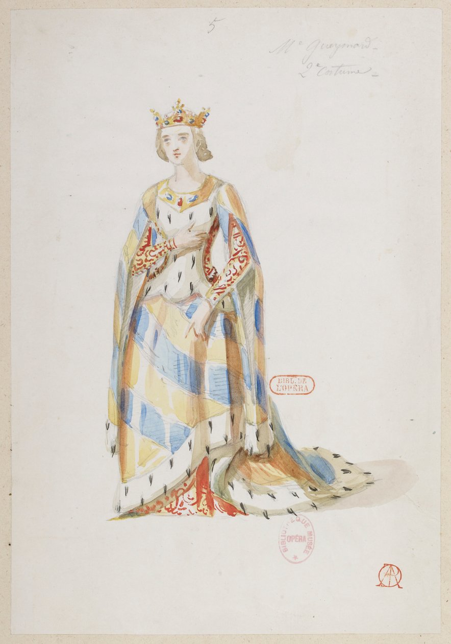 Halévy - La magicienne - jelmezmodellek Alfred Albert által - 05. Mme Gueymard, 2. jelmez alkotó: Alfred Albert