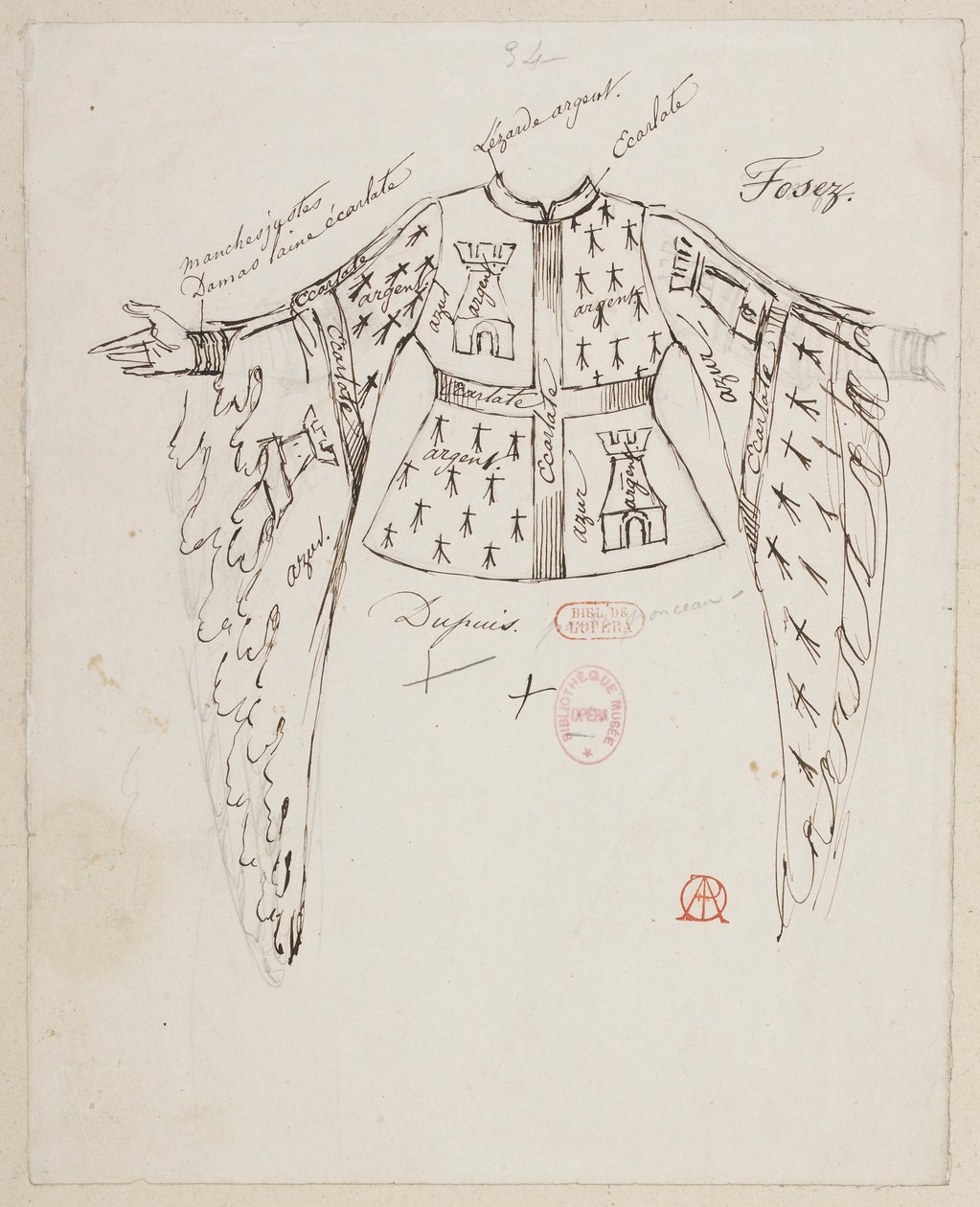 Halévy - La magicienne - jelmezmodellek: Alfred Albert - 34. Fosez, Dupuis, Ponceau urak... alkotó: Alfred Albert