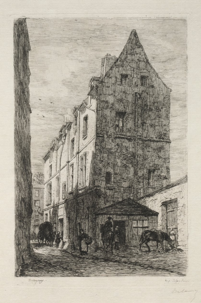 A Fehér Királynőként ismert ház, Rue de Marmousets alkotó: Alfred Alexandre Delauney
