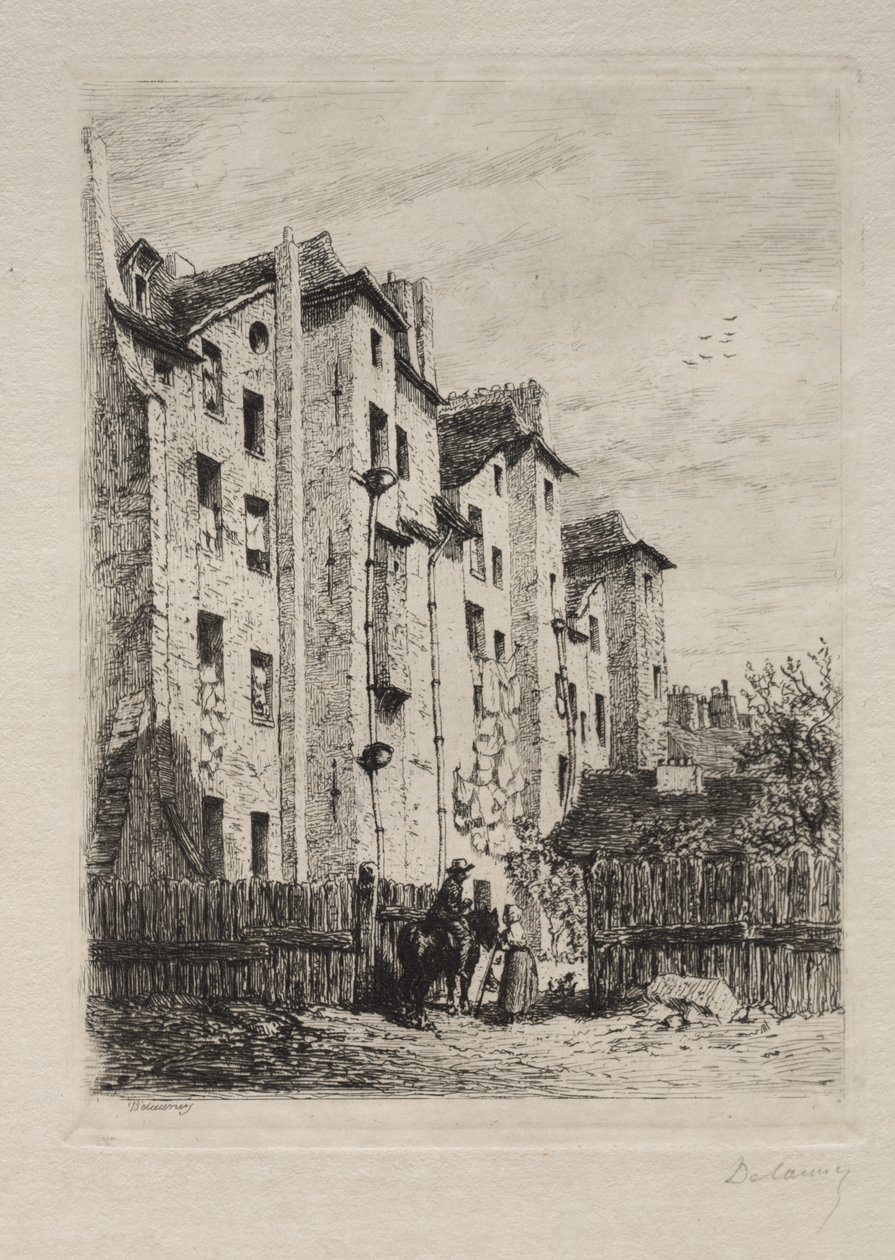 Házak, Rue de Lyonnais alkotó: Alfred Alexandre Delauney