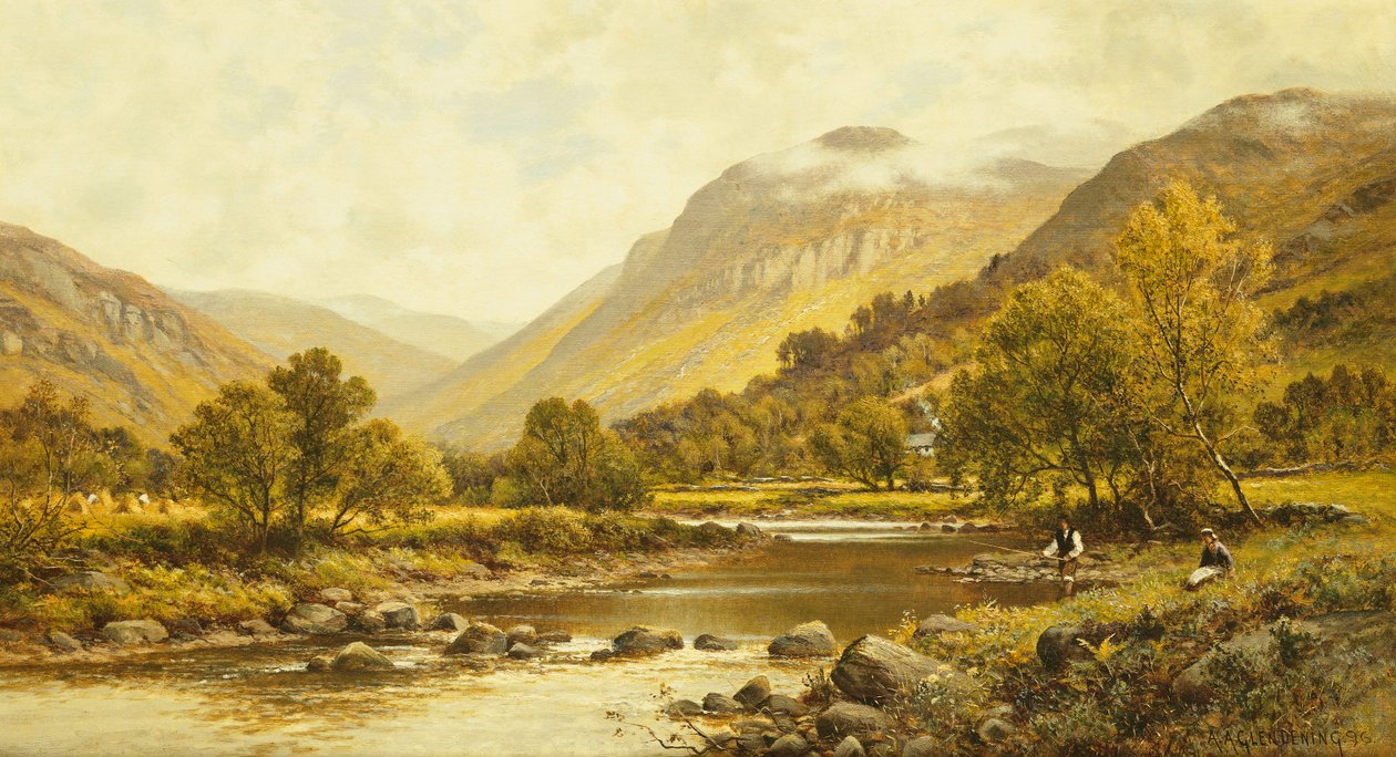 Borrowdale, Cumberland, 1896 alkotó: Alfred Augustus Glendening