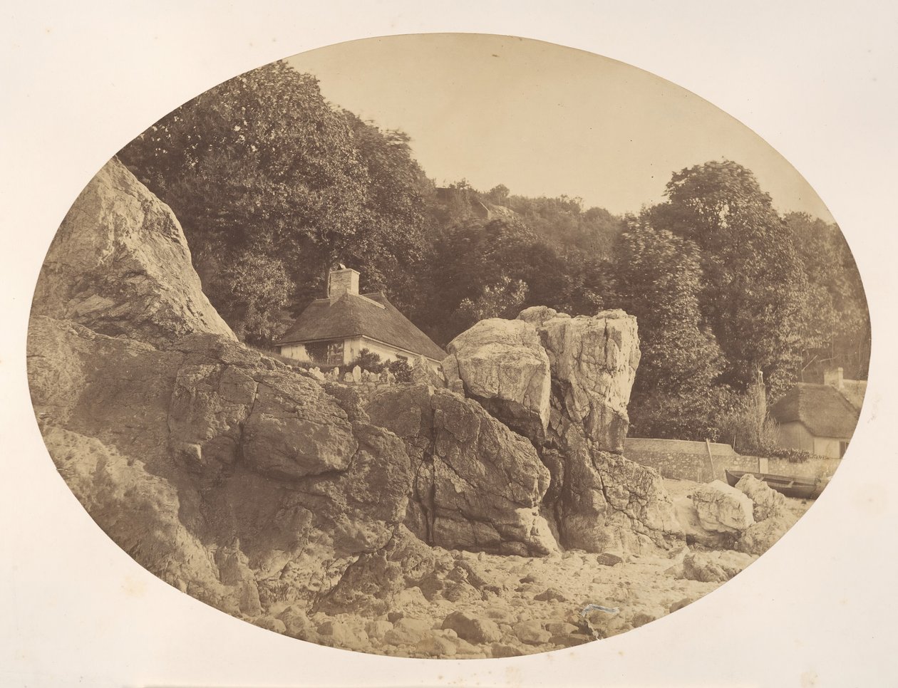 Babbacombe, a tengerpartról, 1857. alkotó: Alfred Batson
