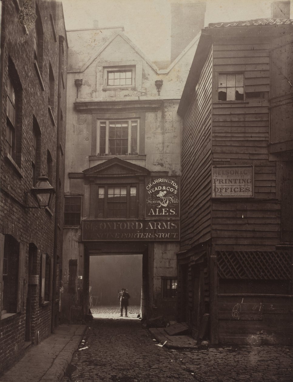 Az Oxford Arms, Warwick Lane, 1875 alkotó: Alfred Bool