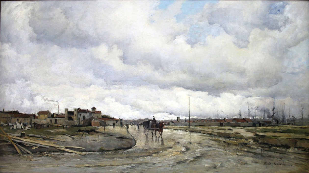 Francia: Les abords du bassin du Lazaret. alkotó: Alfred Casile