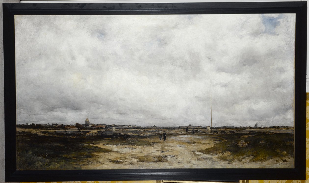 A Champ-de-Mars, az 1878-as kiállítás után, 1882 körül (olaj, vászon) alkotó: Alfred Casile
