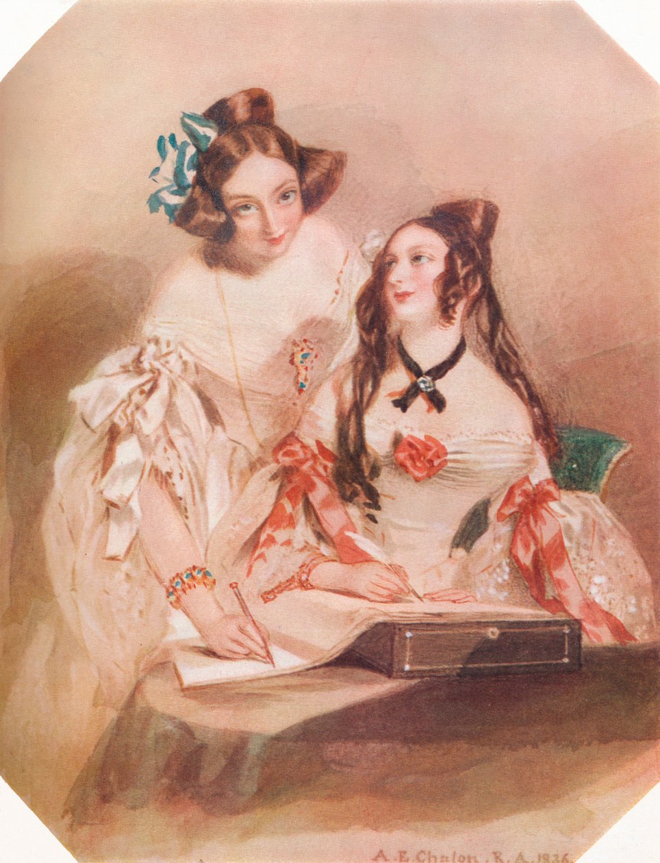 Az album, 1836, 1924 alkotó: Alfred Chalon
