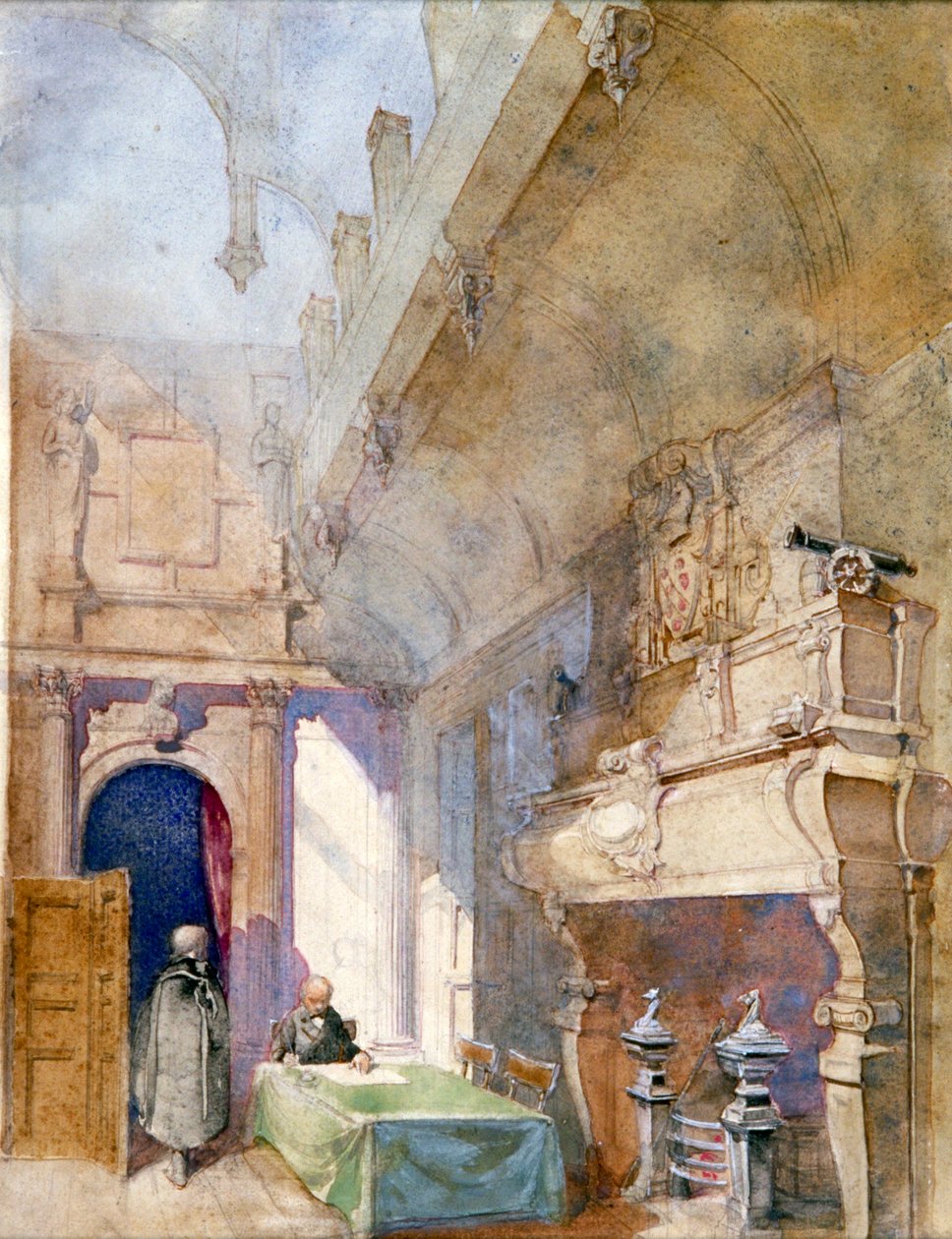 „Salle-a-Manger, Charterhouse”, London, 1913 alkotó: Alfred Charles Conrade