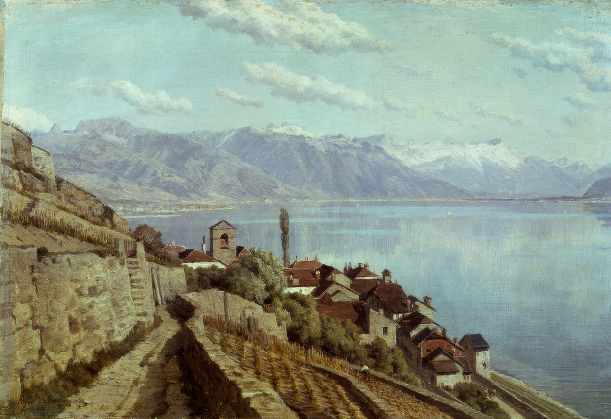 Saint-Saphorin falu alkotó: Alfred Chavannes
