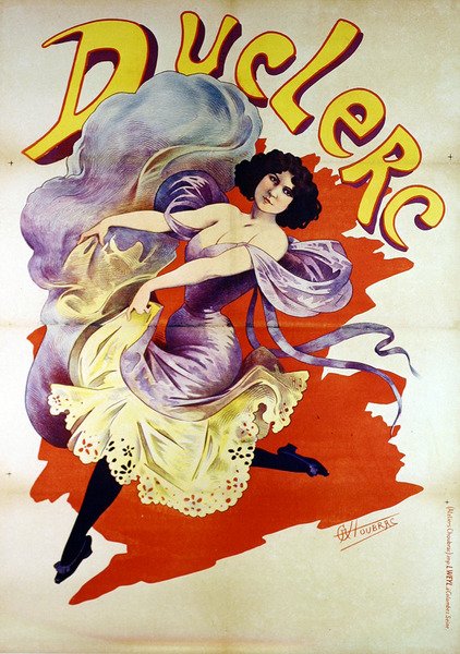 Duclerc plakát (színes litho) alkotó: Alfred Choubrac