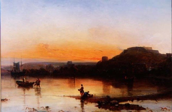 Fort Regent napnyugtakor alkotó: Alfred Clint