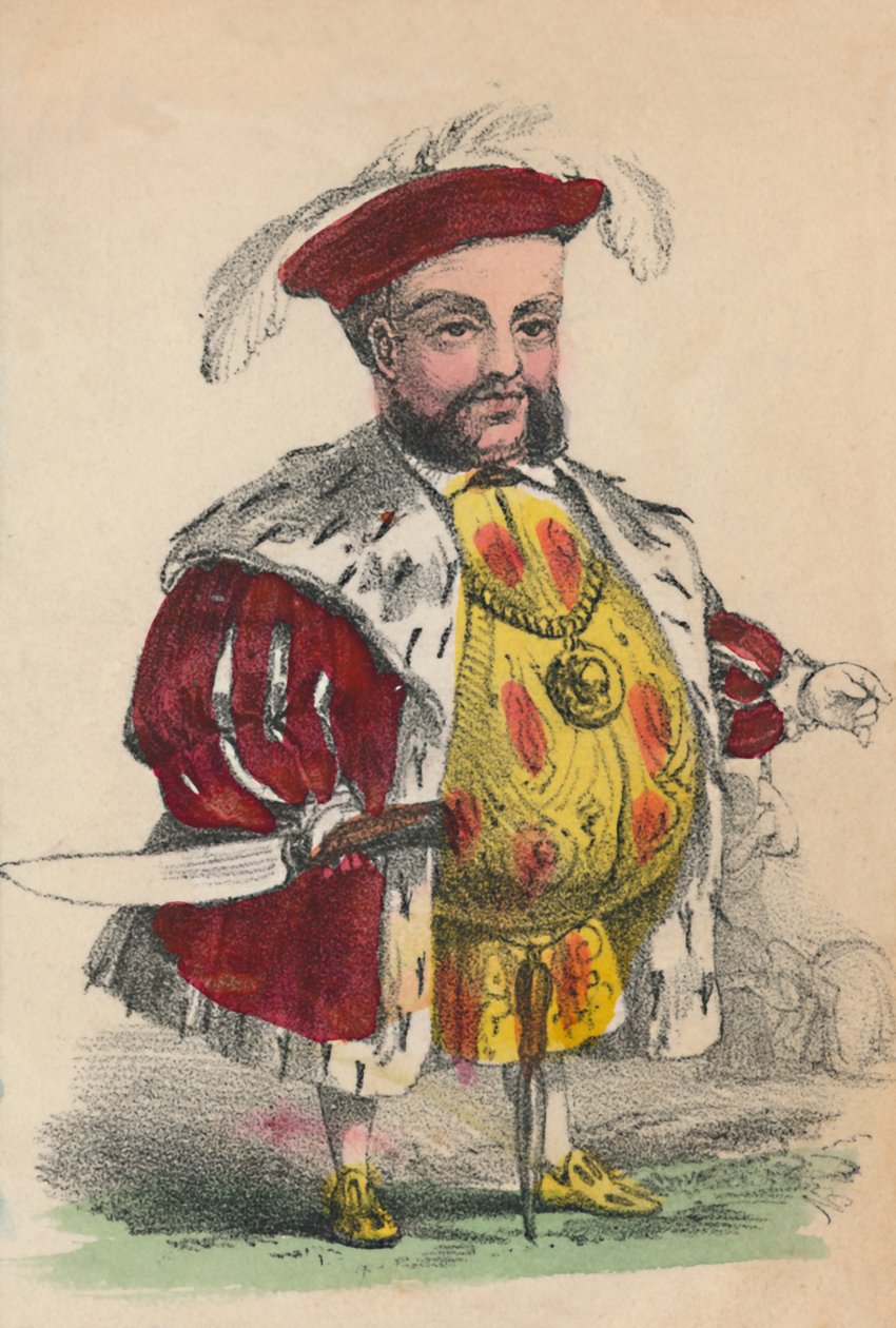 Henrik VIII, 1856 alkotó: Alfred Crowquill