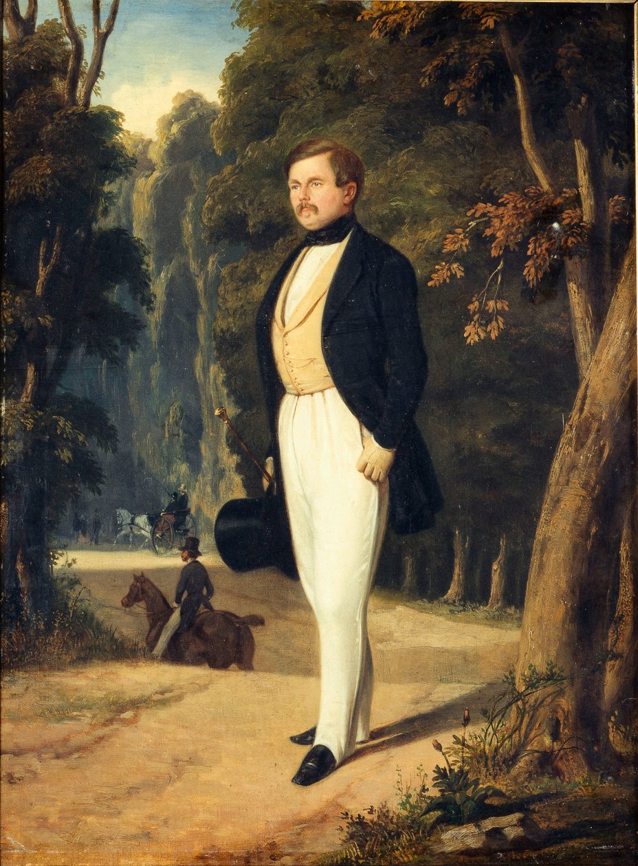 Augustin Grisier portréja 1791-1865, c. 1840. alkotó: Alfred De Dreux