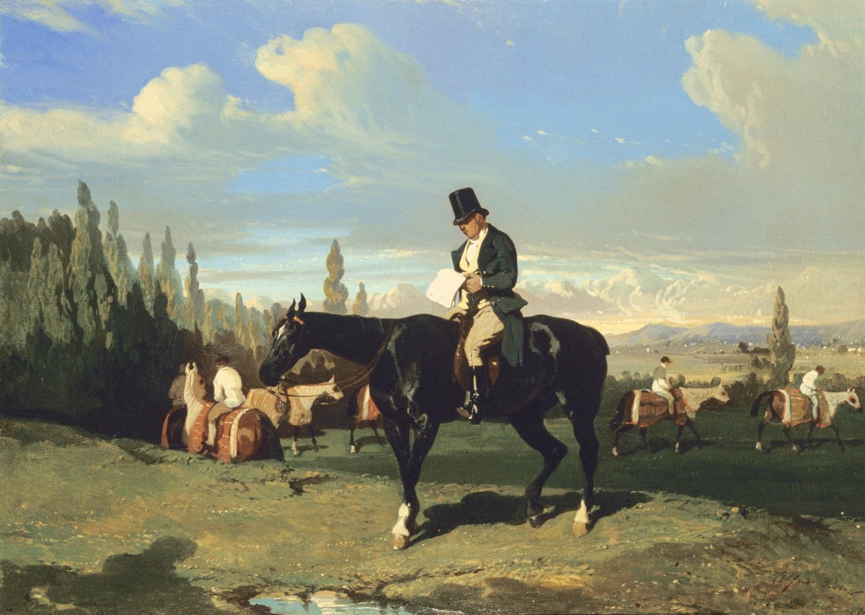 The Trainer (olaj, vászon) alkotó: Alfred Dedreux