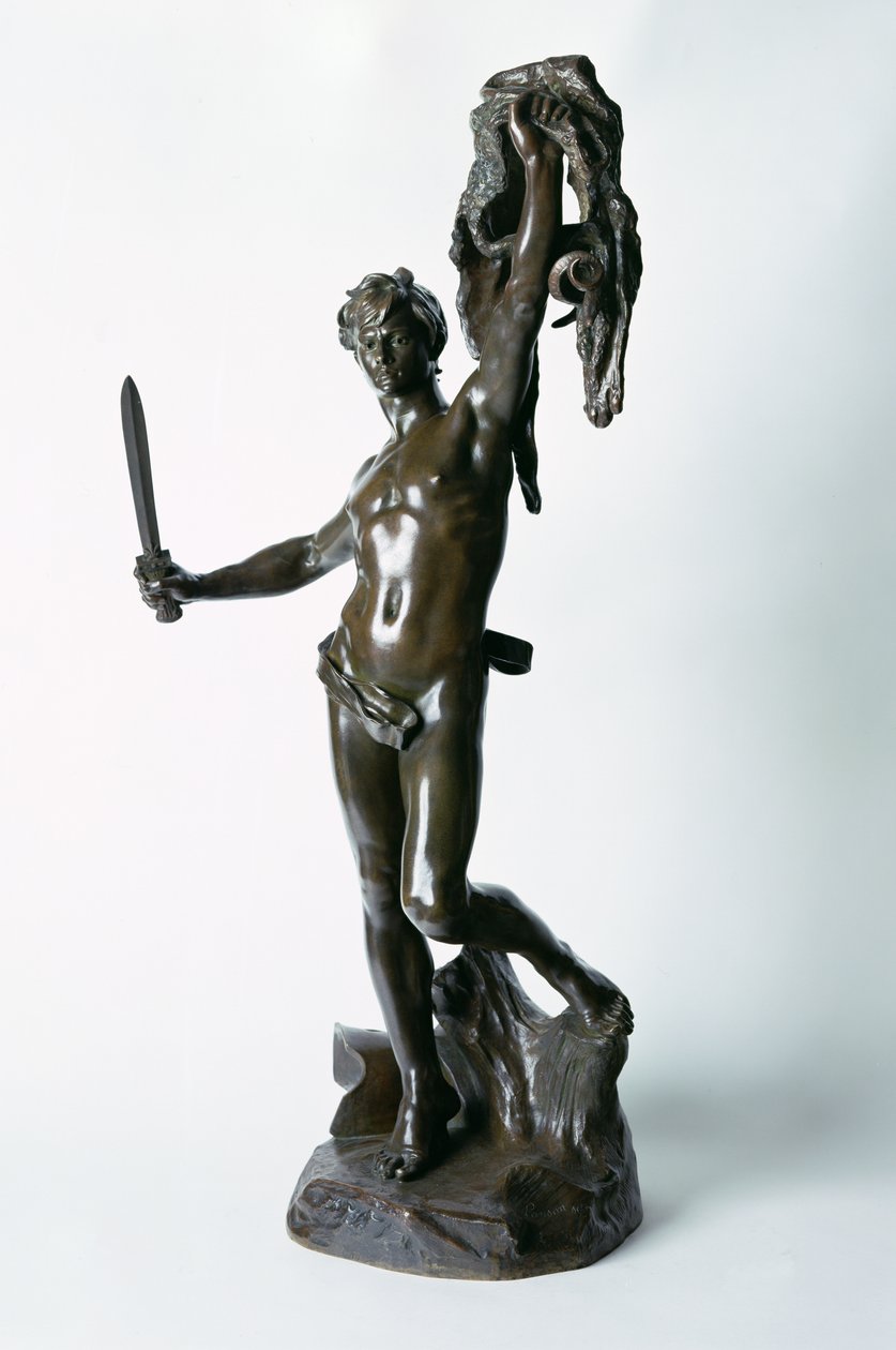 Jason és az aranygyapjú, 1884 körül (bronz) alkotó: Alfred Desire Lanson