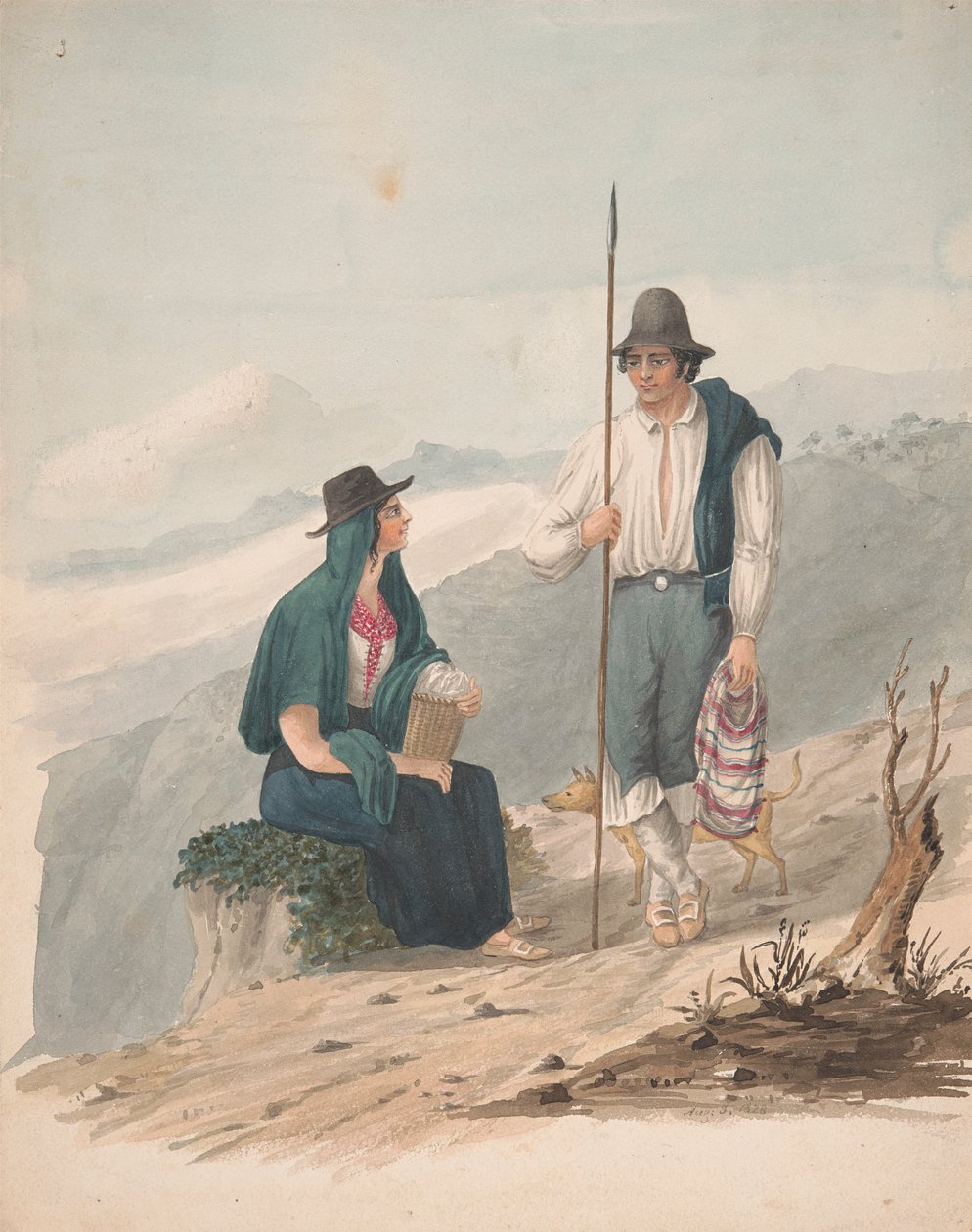 Chasna-Tenerife férfi és nő alkotó: Alfred Diston