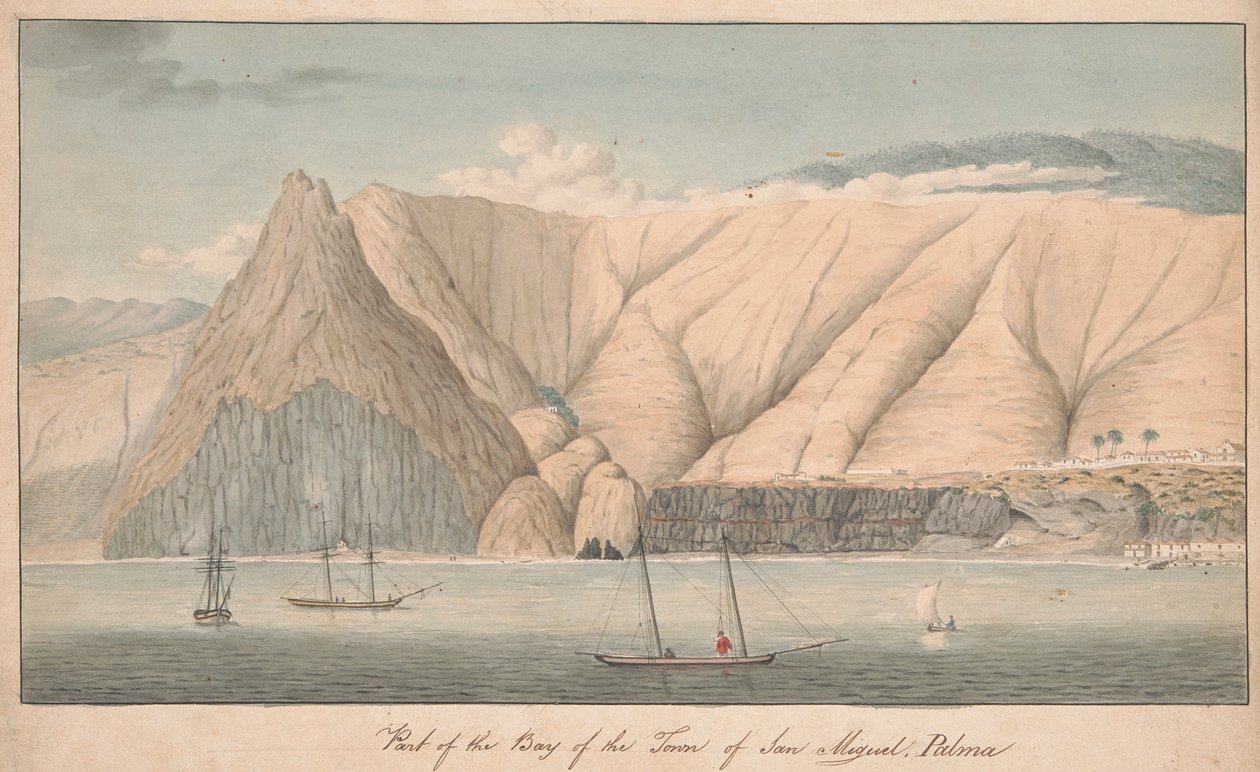 San Miguel város öblének része, La Palma alkotó: Alfred Diston