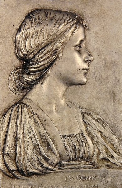 My Queen Pure (bronz) alkotó: Alfred Drury