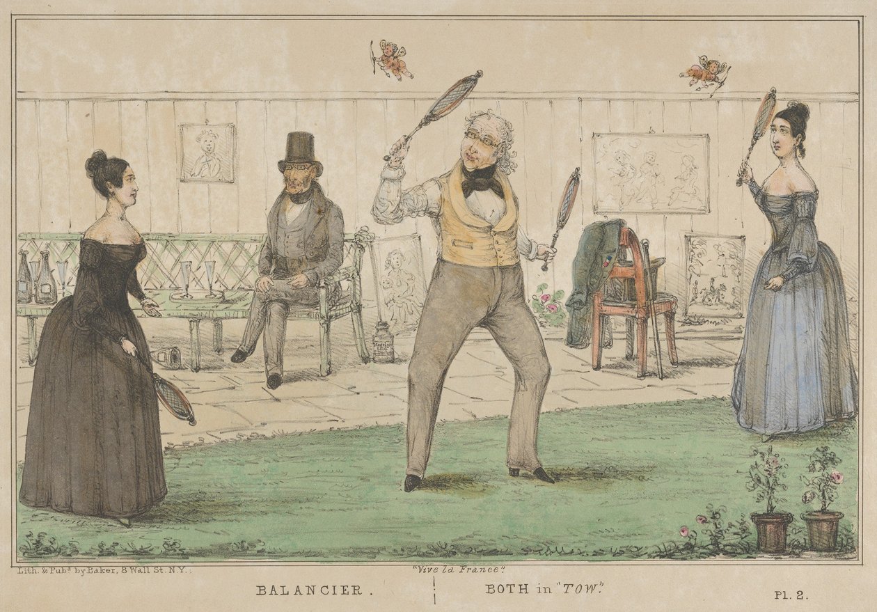 Vive la France, Pendulum, Both in Tow, kb. 1840. alkotó: Alfred E. Baker