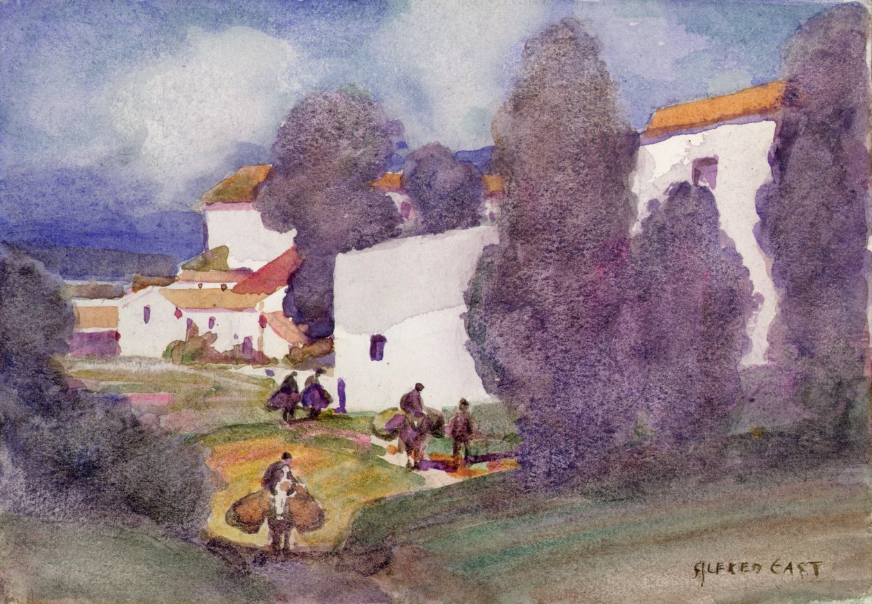 Egy mediterrán falu alkotó: Alfred East