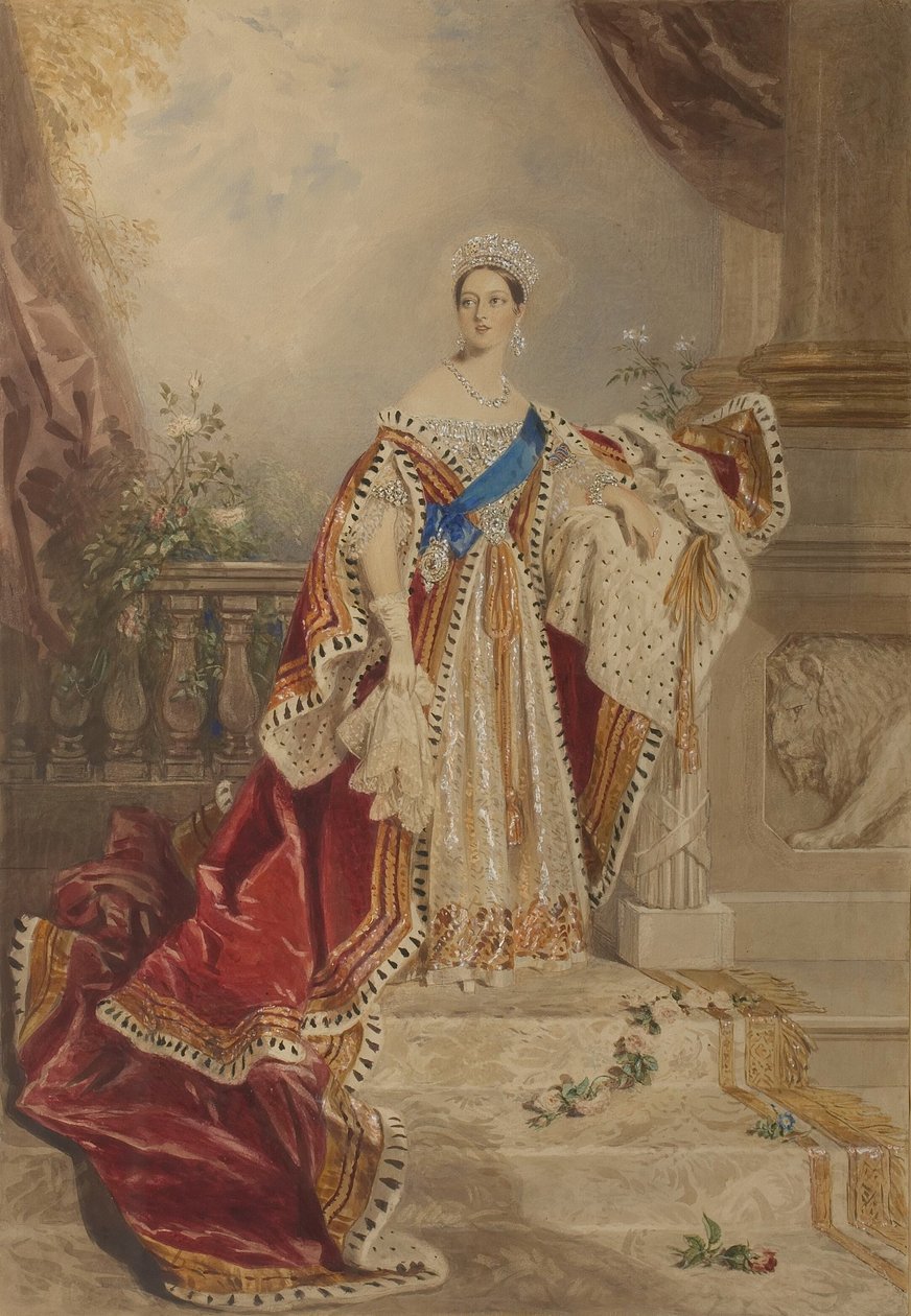 Viktória angol királynő Viktória angol királynő alkotó: Alfred Edward Chalon