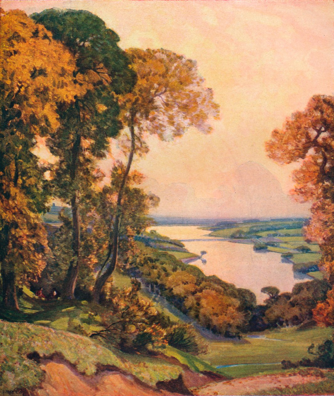 Rivington Water, 1910 alkotó: Alfred East