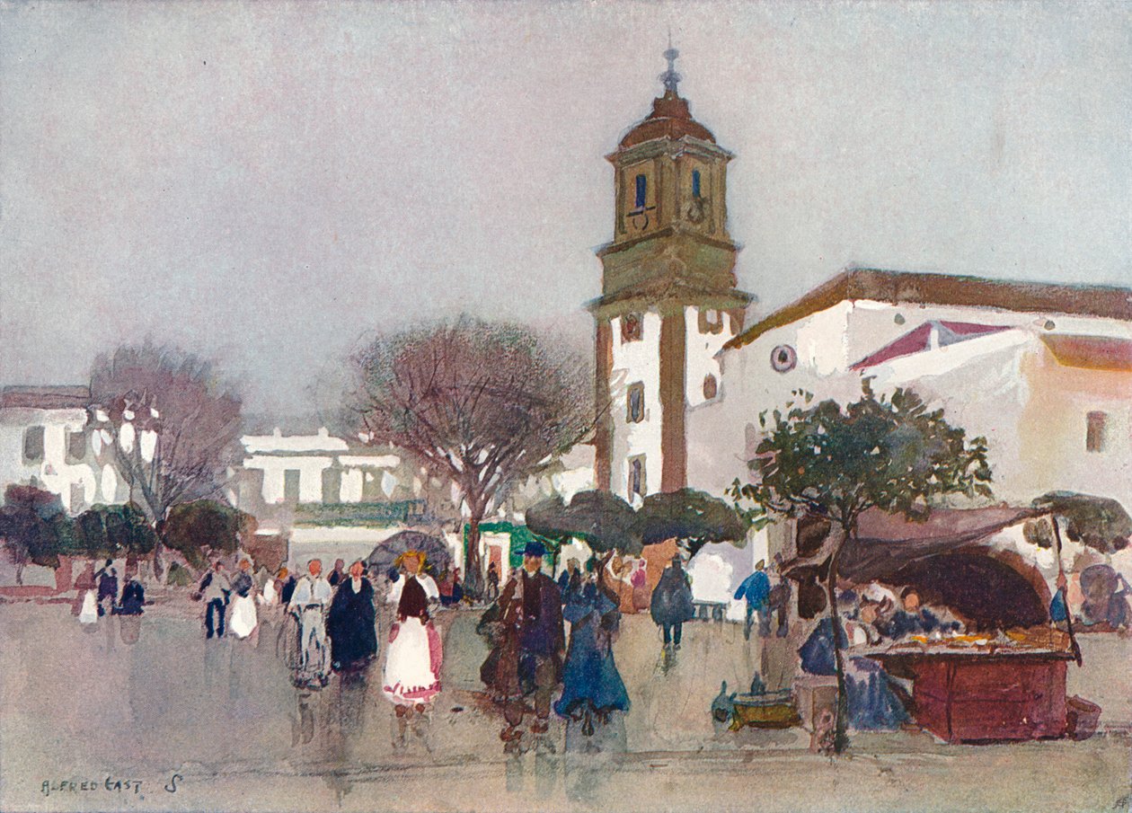 A székesegyház, Algeciras, 1910 alkotó: Alfred East