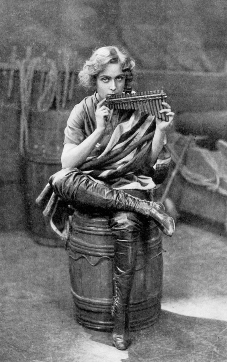 Pauline Chase, mint Peter Pan, 1908-1909. alkotó: Alfred Ellis and Walery