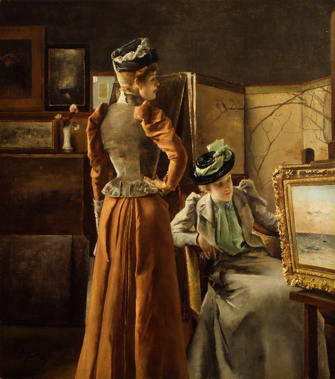 Látogatás a Stúdióban alkotó: Alfred Emile Stevens