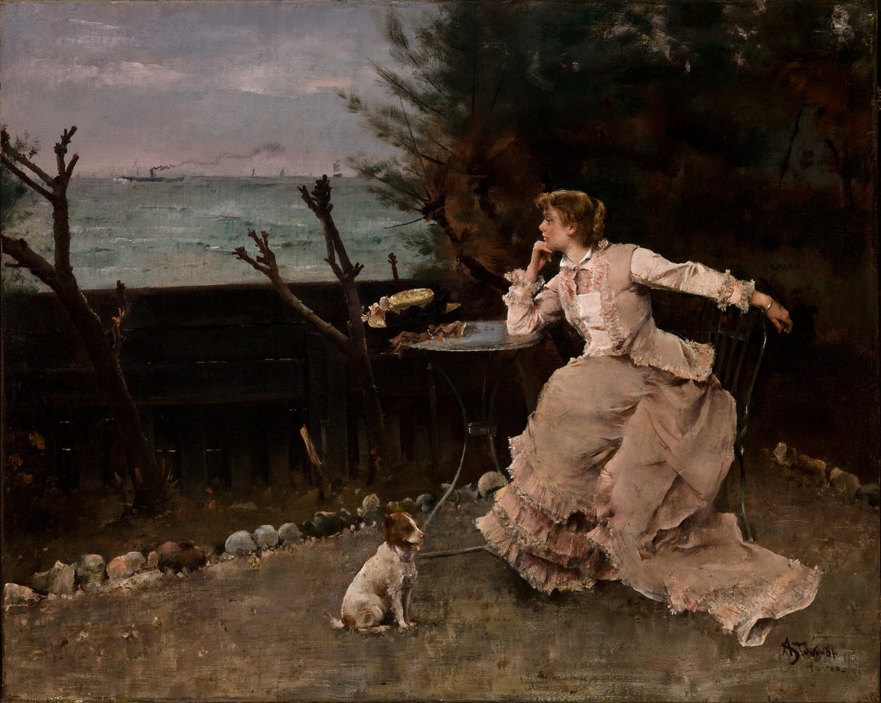 Mélyen elgondolkodva alkotó: Alfred Emile Stevens