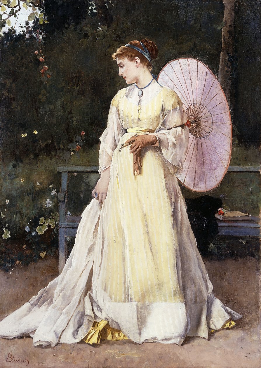 Az országban, 1867 körül alkotó: Alfred Emile Stevens