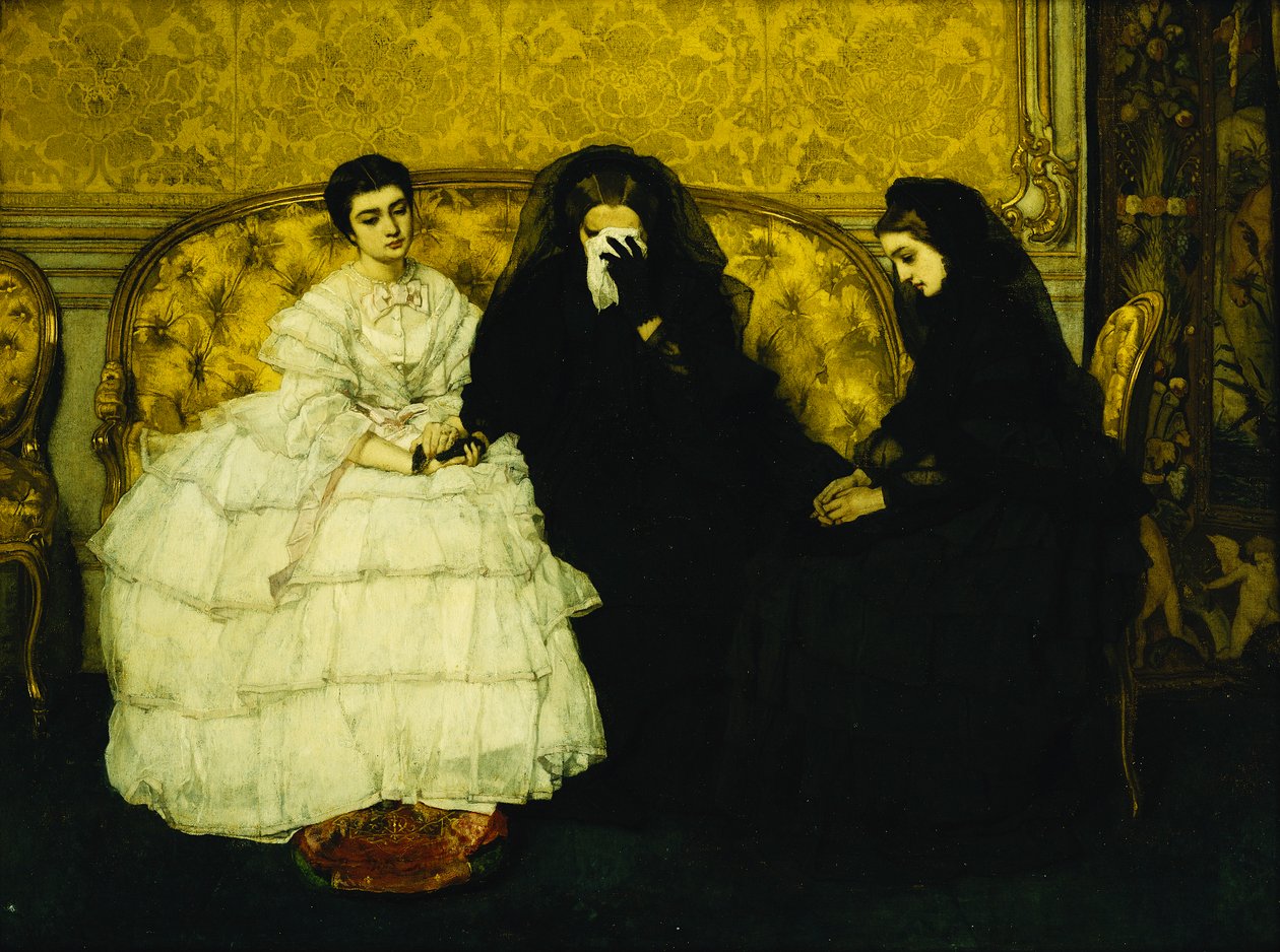 A vigasz, 1857 alkotó: Alfred Emile Stevens
