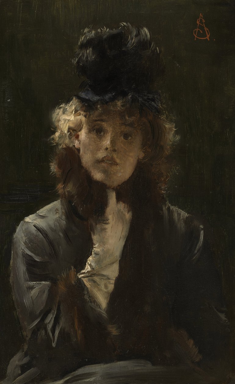 A párizsi szfinx, 1880 körül alkotó: Alfred Emile Stevens