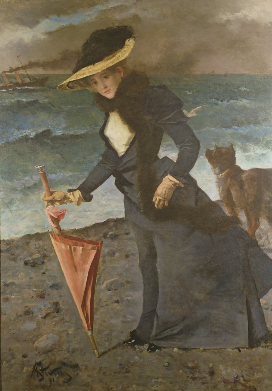 A tenger partján, 1891 alkotó: Alfred Emile Stevens