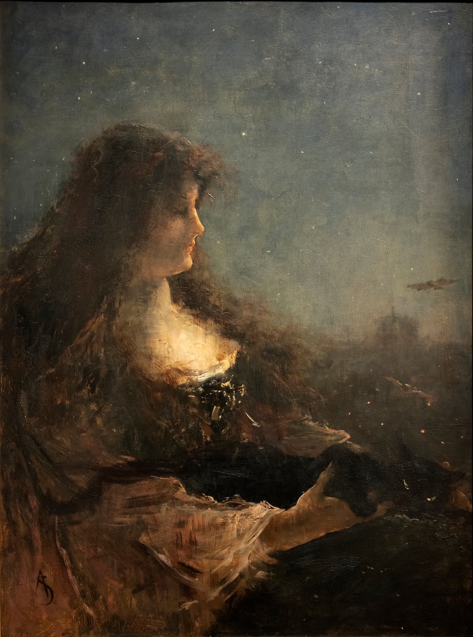 Az éjszaka c. 19. század (festmény) alkotó: Alfred Emile Stevens