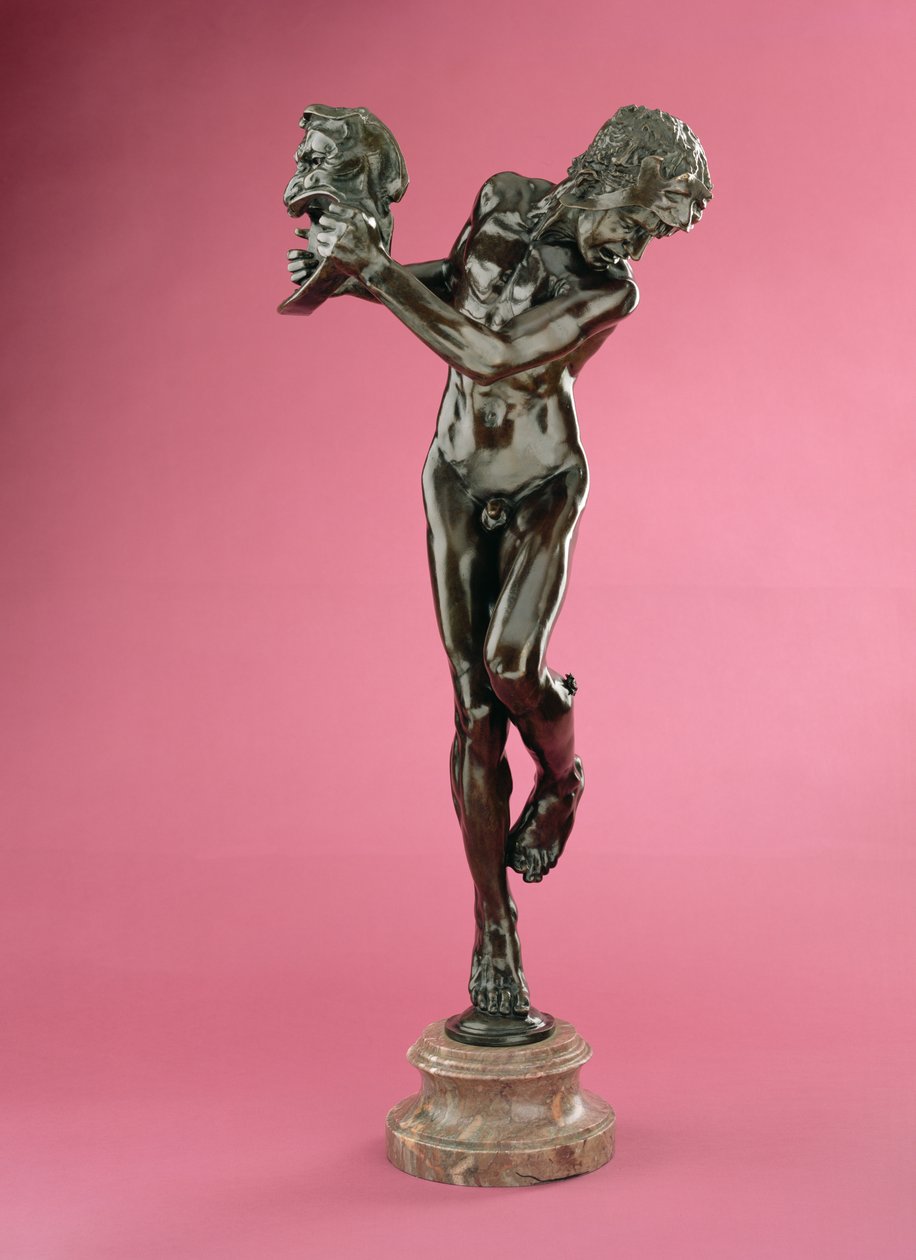 Vígjáték és tragédia, "Sic Vita", 1891-1892 modellezése, szereplők 1902-05 körül alkotó: Alfred Gilbert