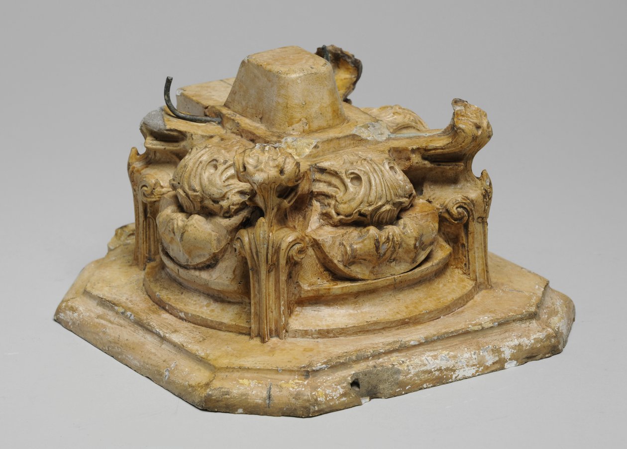 A Sam Wilson Chimneypiece 9 makette egyike, 1908-1914 körül (gipsz és sellak) alkotó: Alfred Gilbert