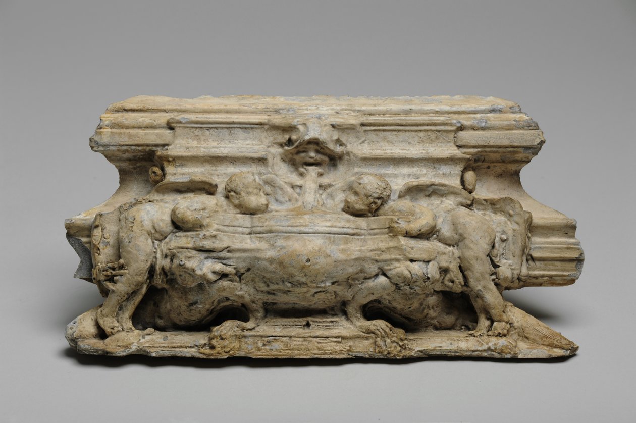 A Sam Wilson Chimneypiece 9 makette egyike, 1908-1914 alkotó: Alfred Gilbert