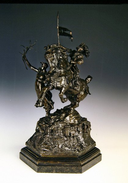Szent György és a Sárkány, Győzelem vezető (bronz) alkotó: Alfred Gilbert